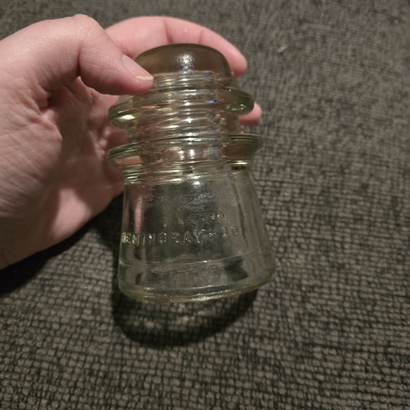 Hemingray | Glass Vintage Insulator Clear 16 (A) - Picture 5 of 5